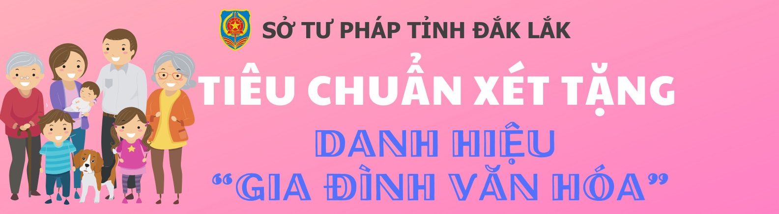 [INFORGRAPHIC] Tiêu chuẩn xét tặng danh hiệu "Gia đình văn hóa"
